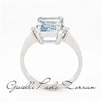 Anello Zorzan Gioielli Donna in Oro bianco Acquamarina 1.90 Ct ANPZ2504 - ANPZ2504